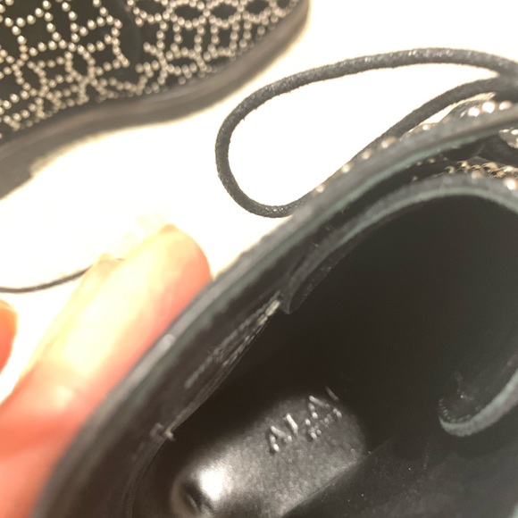 - Alaia studded laced up shoes - Picture 8 of 8